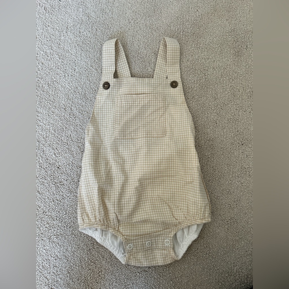 Jamie Kay Gingham Bubble Romper